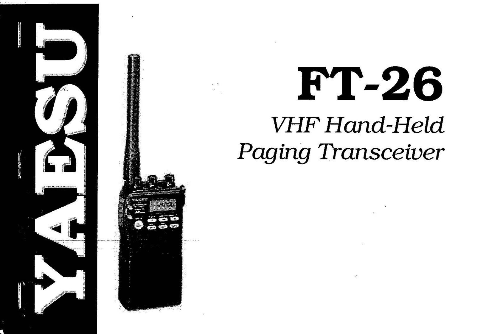 FT-26_Manual操作说明书手册