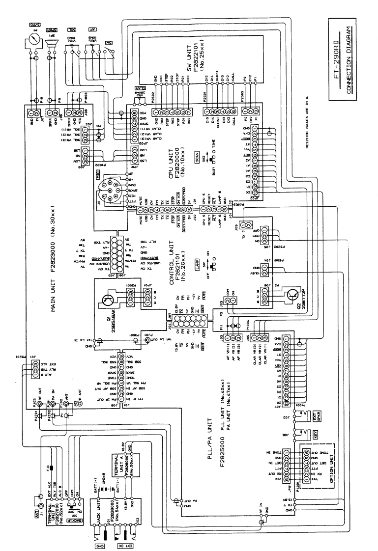 FT-290RII电器原理图