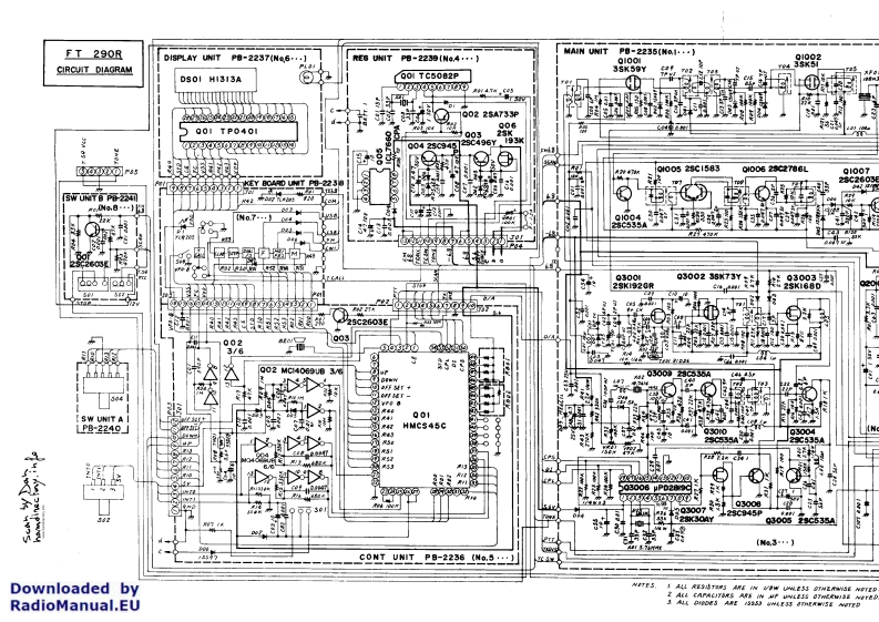 FT-290R_电器原理图