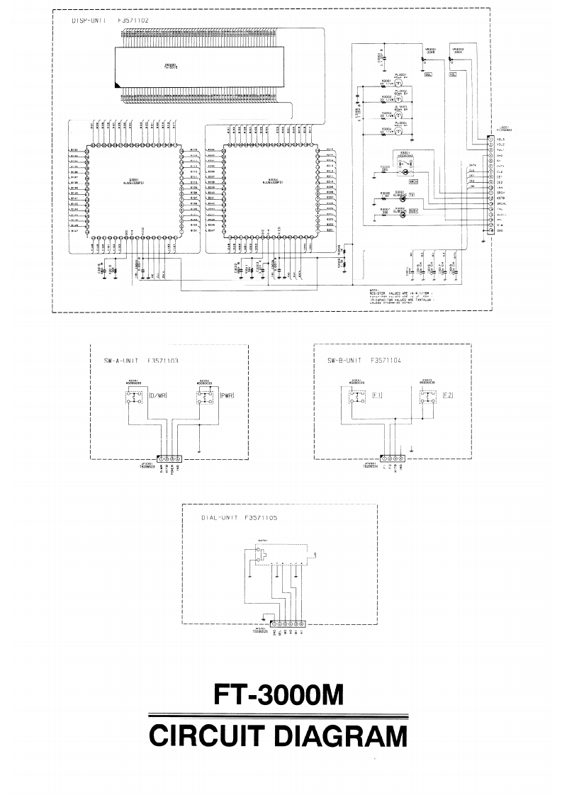 FT-3000M_电器原理图
