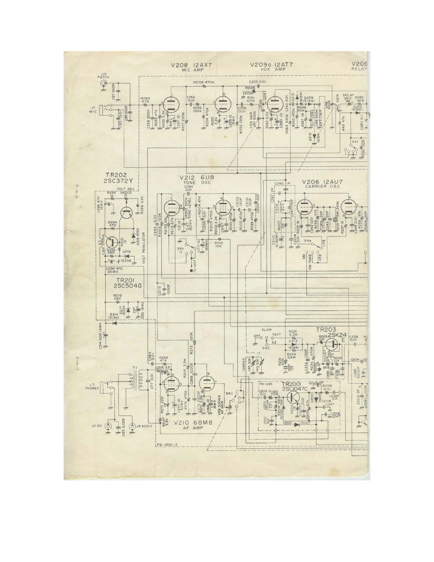 FT-401B_电器原理图_W0UI