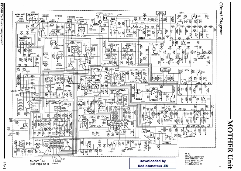 FT-50R_电器原理图