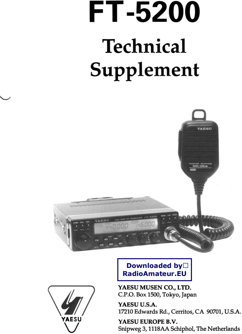 FT-5200_serv维修手册含电器原理图