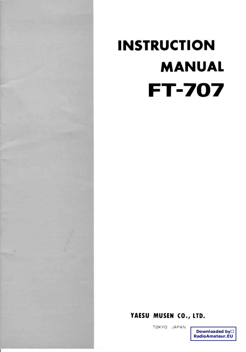 FT-707_使用说明书手册