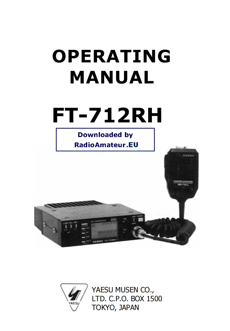 FT-712RH_使用说明书手册