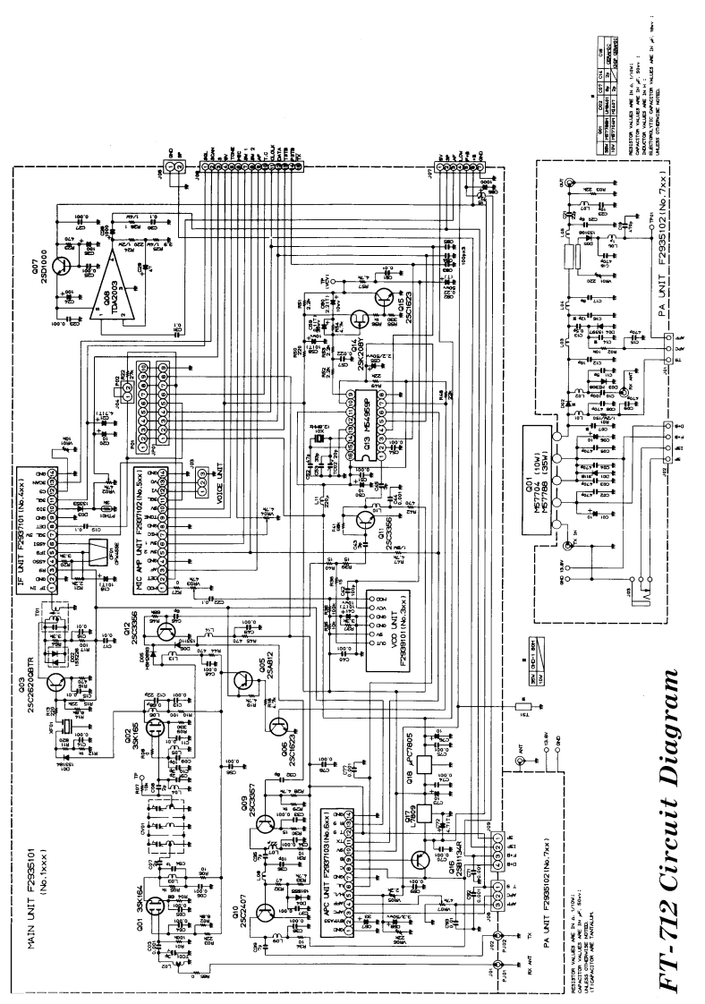 FT-712RH电器原理图