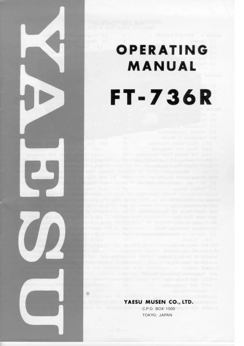 FT-736R操作说明书手册-找手册网
