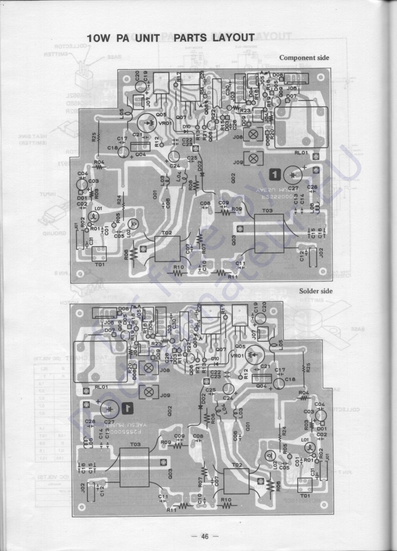 FT-757SX_10W_PA_维修说明书图册