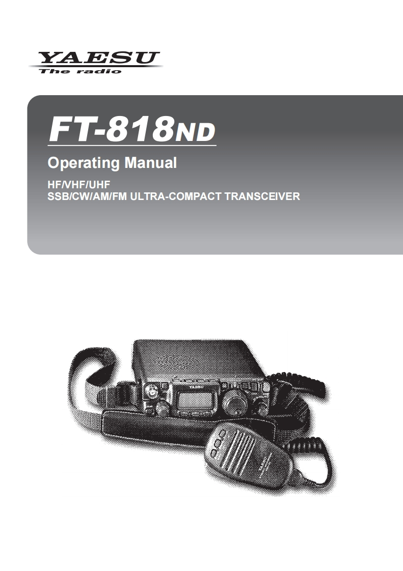 FT-818ND_操作说明书手册_ENG_E13772004_2003u-ES-1