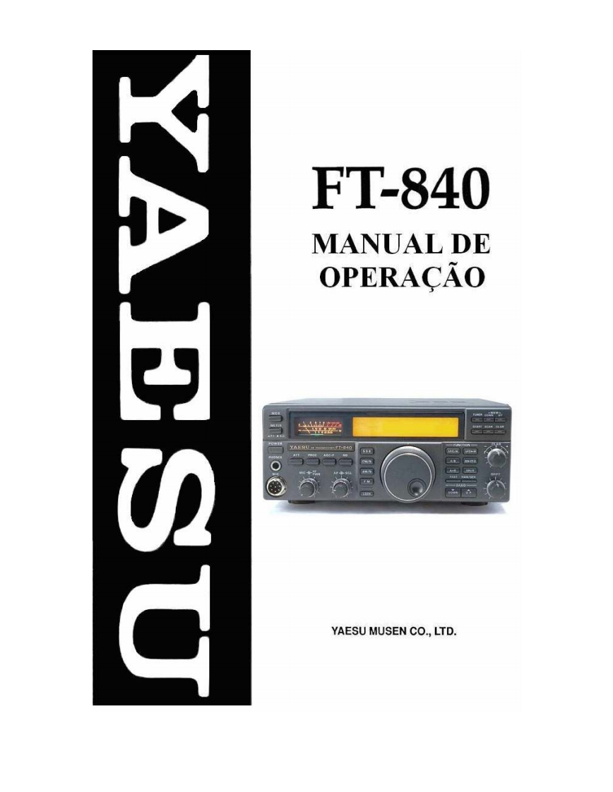 FT-840_user操作说明书手册_PT