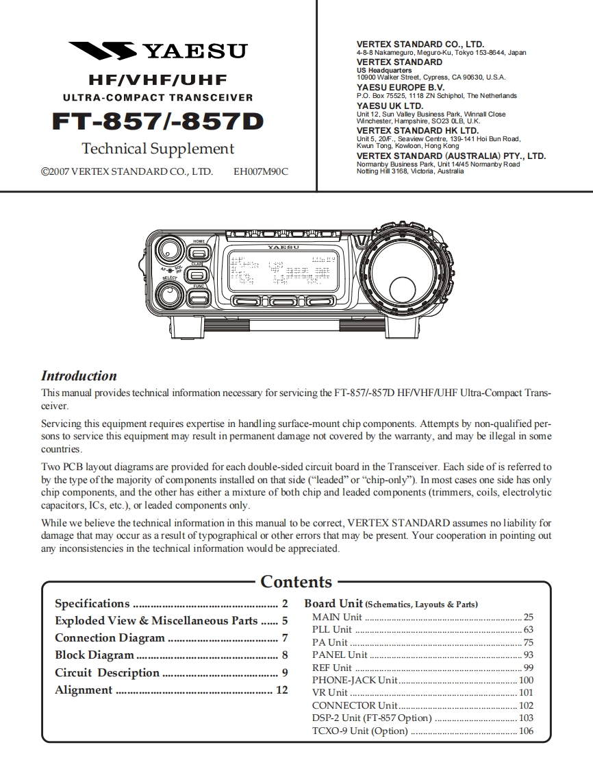 FT-857_D_维修维护电器原理图手册_2007
