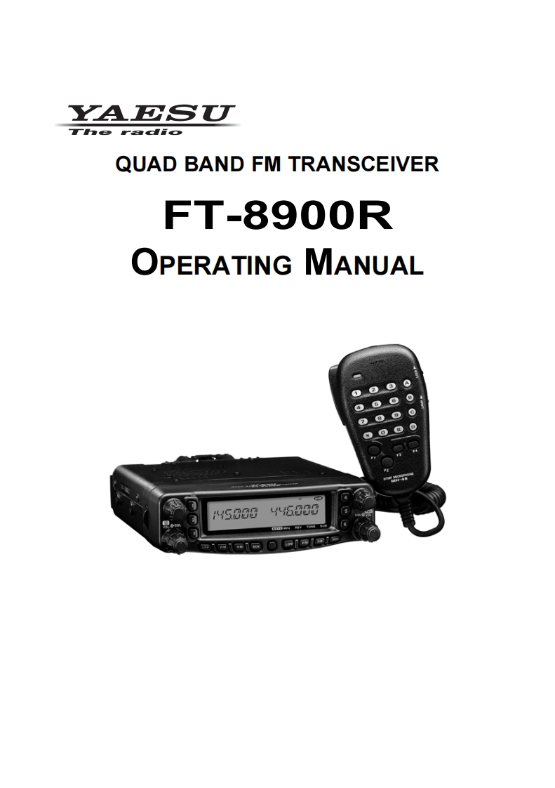 FT-8900R_OM_ENG_EH008M109_1605c-FM-1操作说明书手册