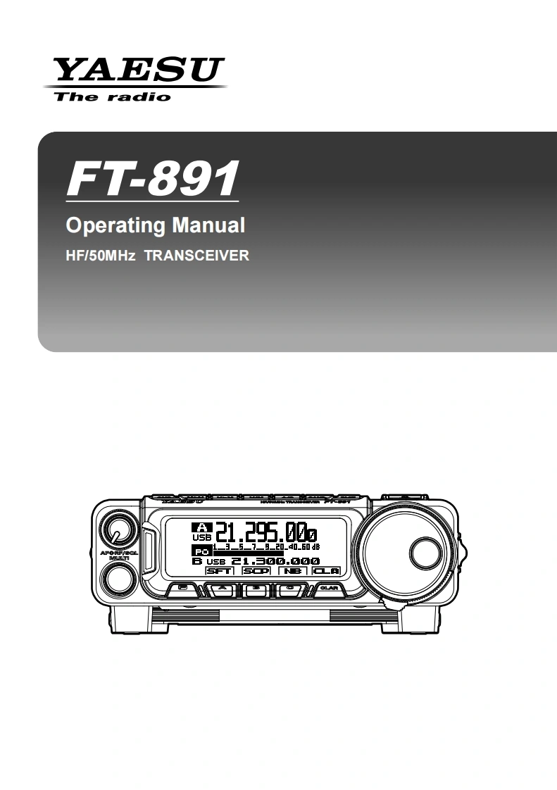 FT-891_user操作说明书手册