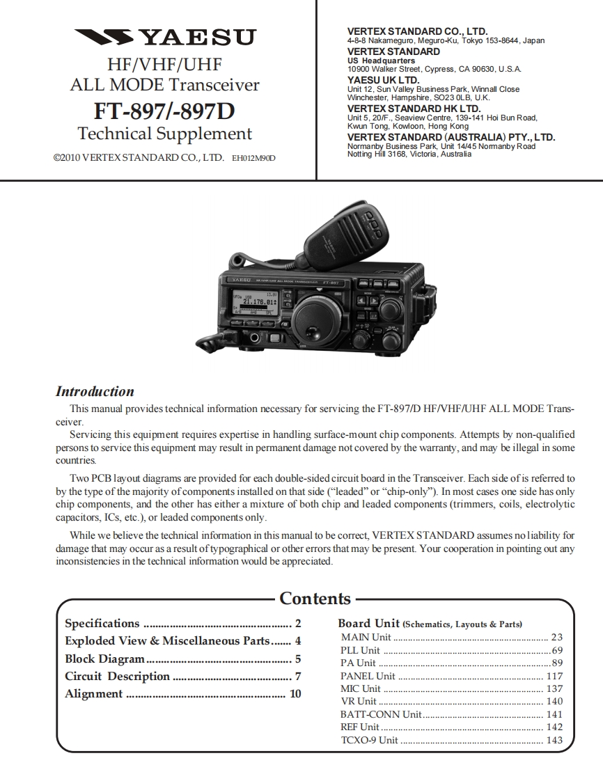 FT-897_D_serv维修手册含电器原理图_2010