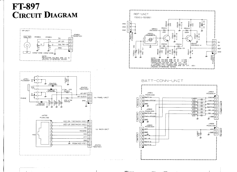 FT-897_维修电气原理图手册