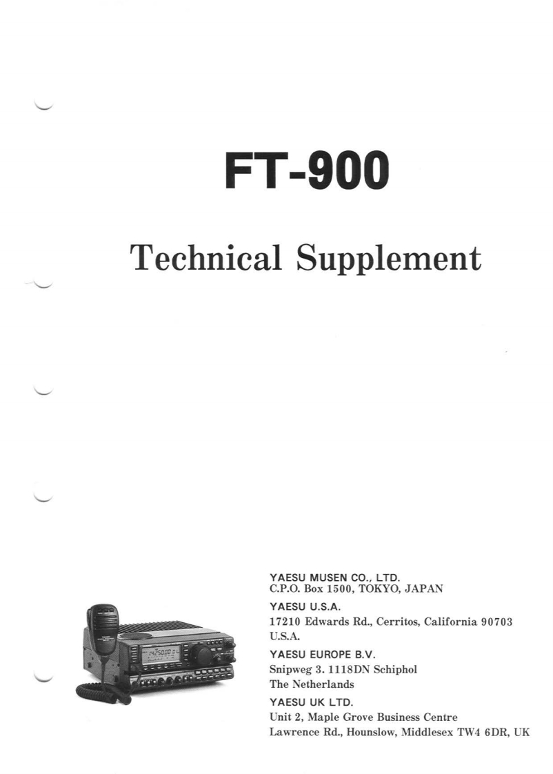 FT-900_维修维护电器原理图手册