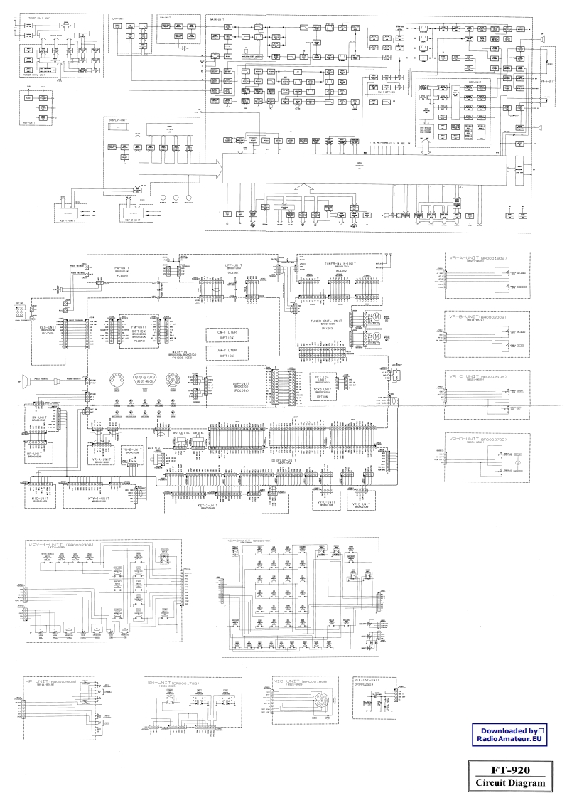 FT-920_参考电器原理图