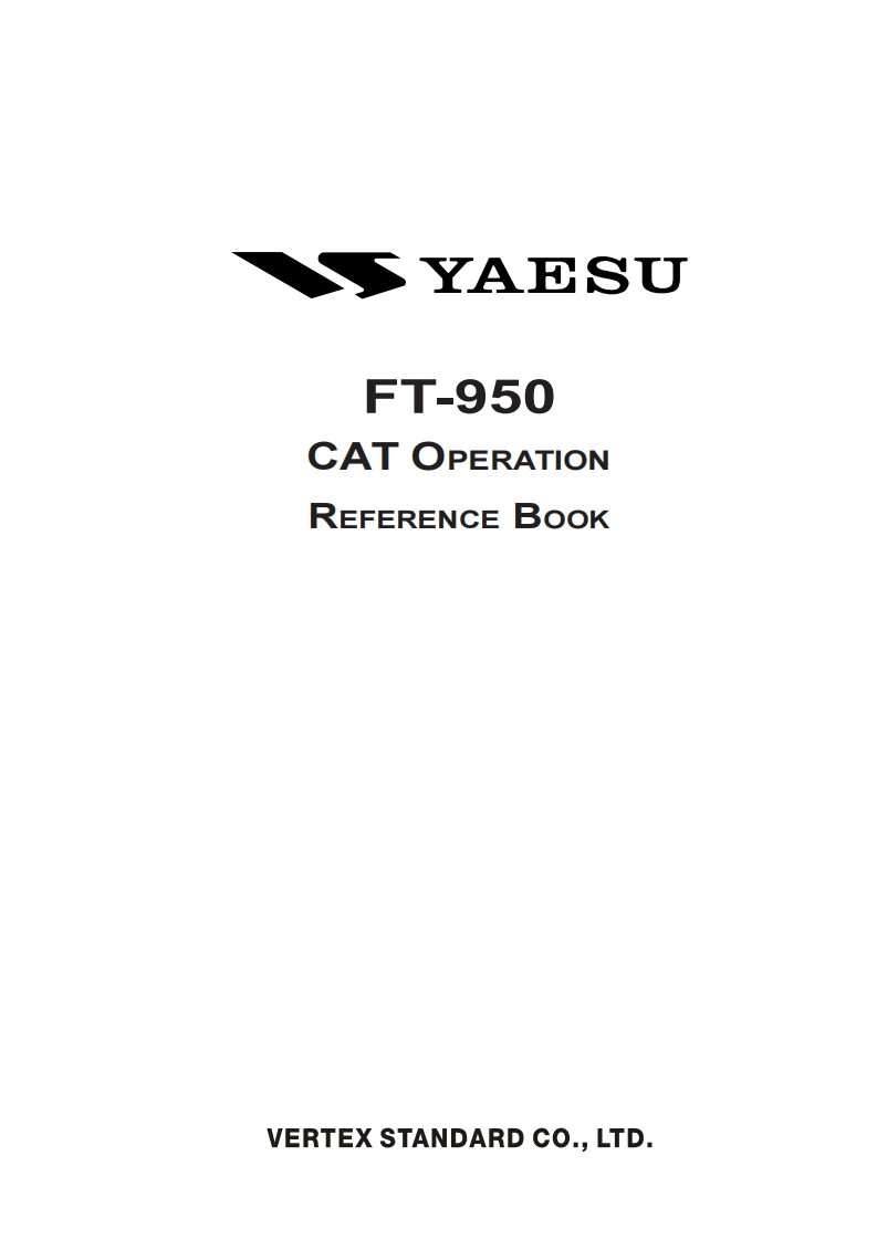 FT-950_CAT_使用说明书手册