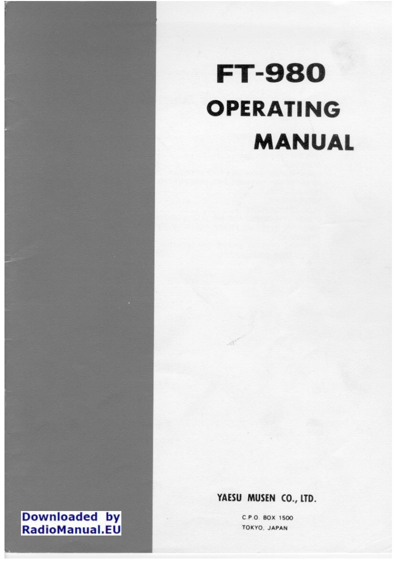 FT-980_使用说明书手册-找手册网