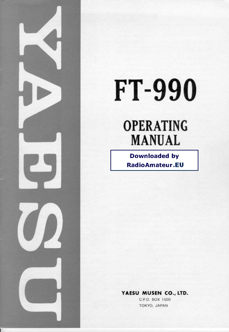 FT-990-user操作说明书手册