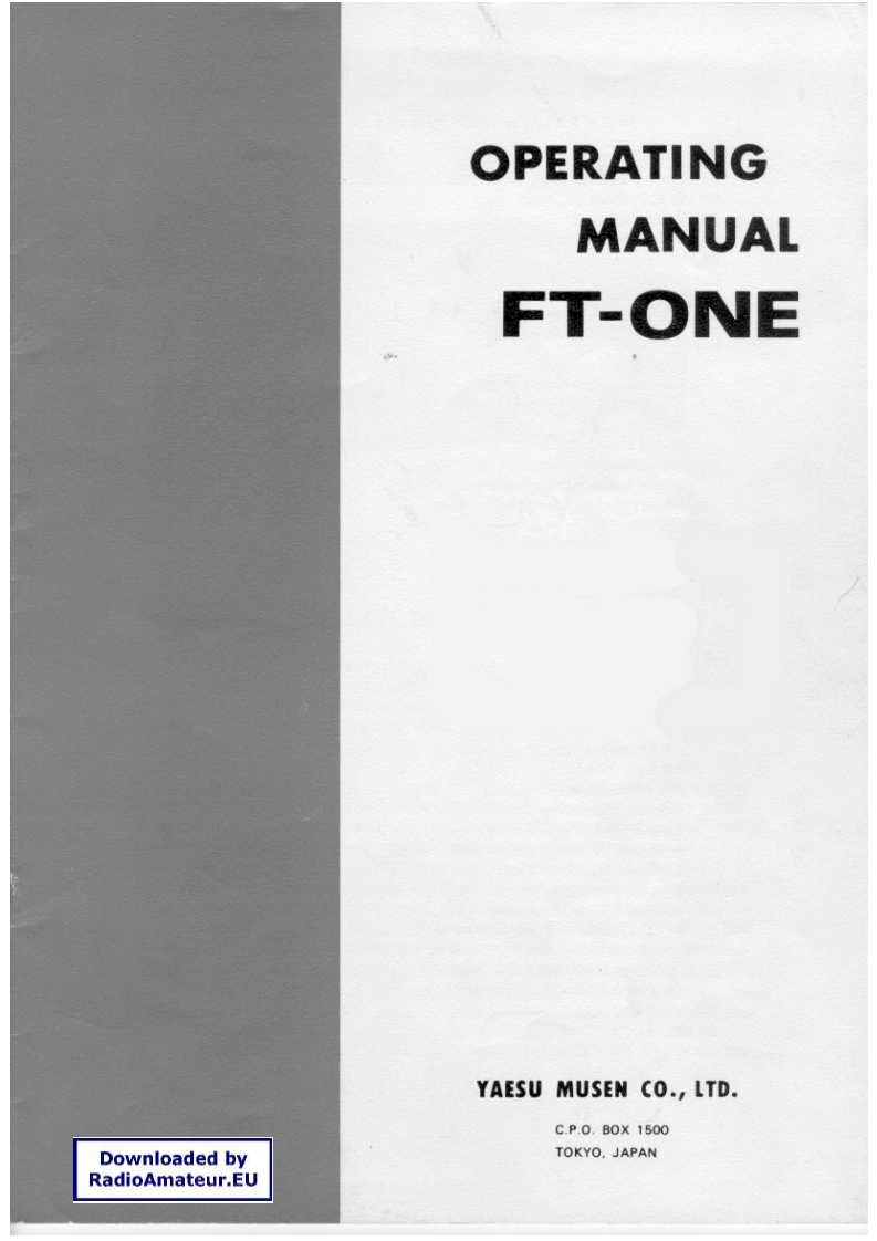 FT-One_使用说明书手册