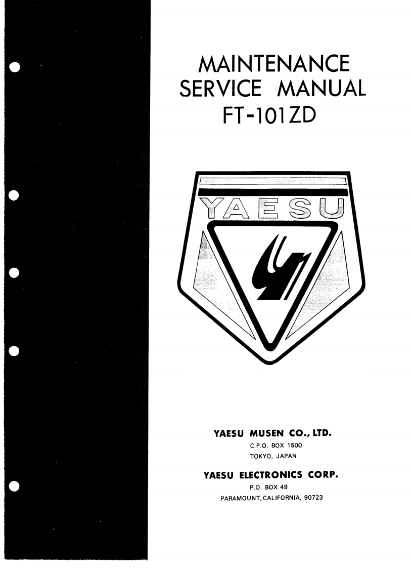 FT101ZD维修电器原理图手册
