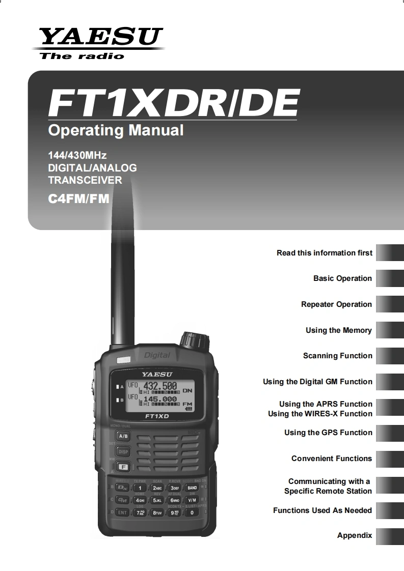 FT1XDR_DE_操作说明书手册_ENG_EH044M210-找手册网