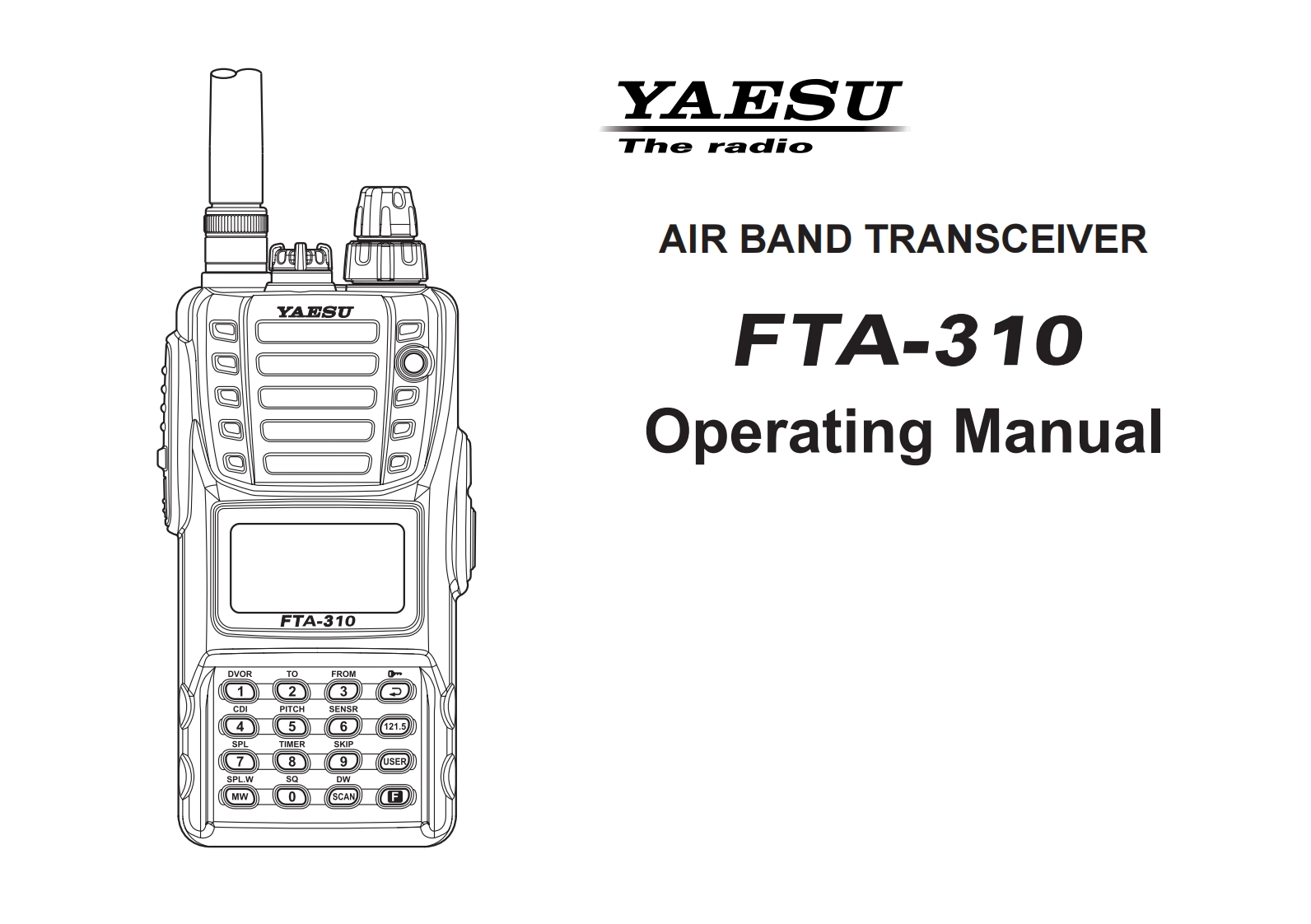 FTA-310Owners使用说明书手册12-4-2012