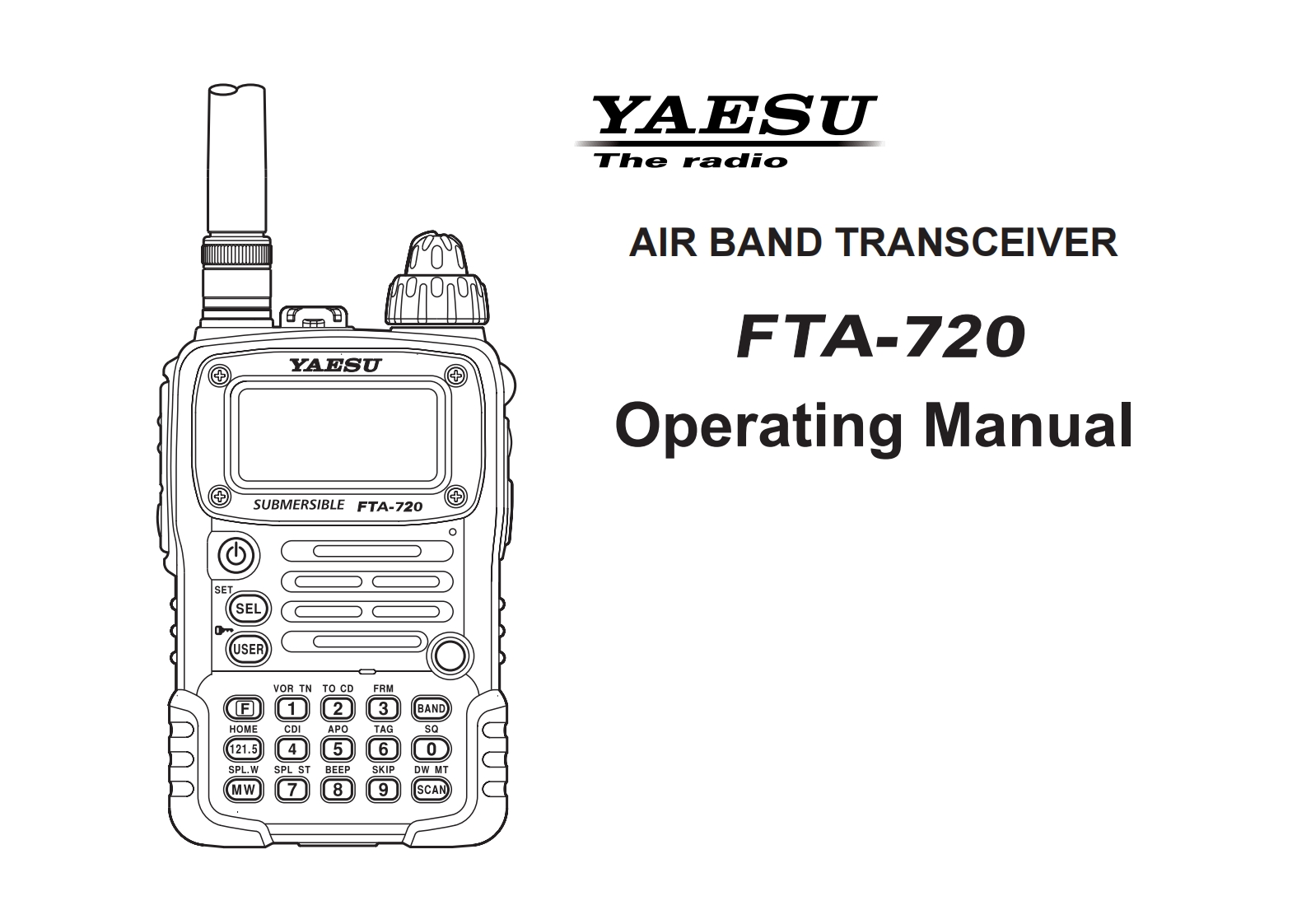 FTA-720Owners使用说明书手册12-4-2012