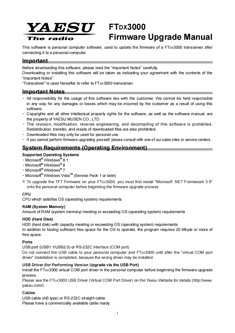 FTDX3000_Firmware_Ver_Up_使用说明书手册_ENG_1502-C0