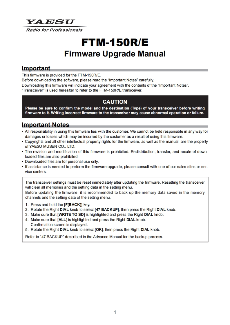 FTM-150R_Firmware_Ver_Up_使用说明书手册_ENG_2504-A