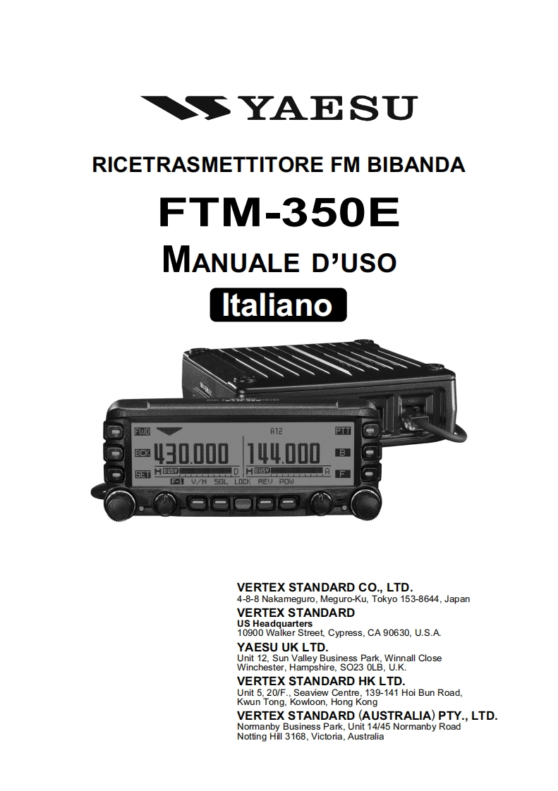 FTM-350E操作说明书手册