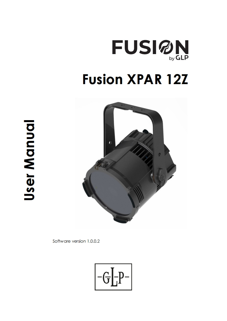 FUSION-X-Par-12-Z-使用说明书手册-EN-Rev-A