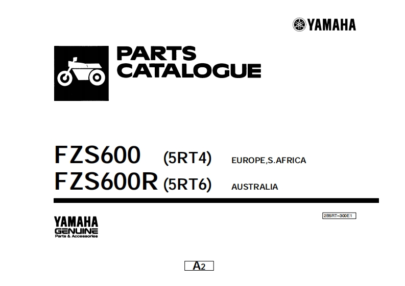 FZS600_Parts_Catalogue_2003零部件手册