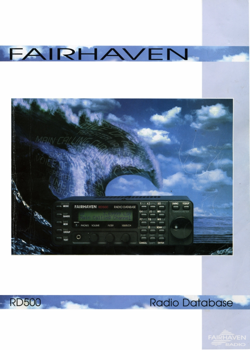 Fairhaven_RD500_User_Manual操作说明书手册
