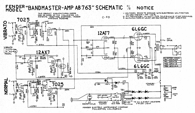 Fender-Bandmaster-AB763-Schematic