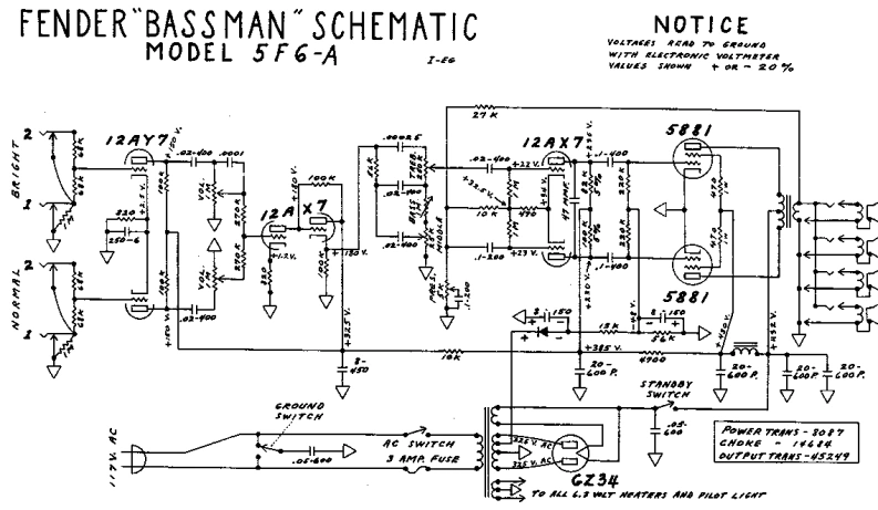 Fender-Bassman-5F6A-Schematic