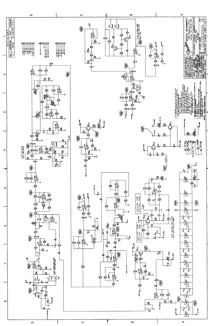 Fender-Bas维修说明书手册含电器原理图an200-pwr-电气原理图手册