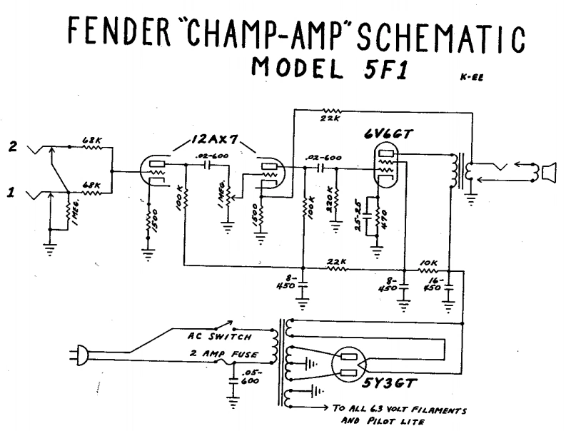Fender-Champ-5F1-Schematic