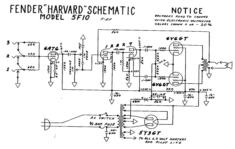 Fender-Harvard-5F10-Schematic