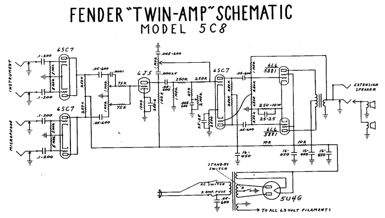 Fender-Twin-5C8-Schematic