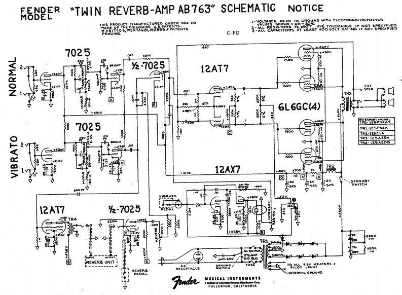 Fender-Twin-Reverb-AB763-Schematic