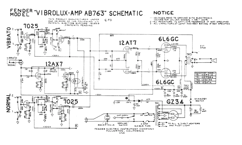 Fender-Vibrolux-AB763-Schematic