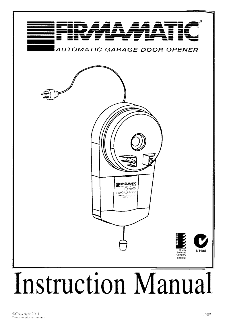 Firmamatic-RDO-Pre-2006-操作说明书手册