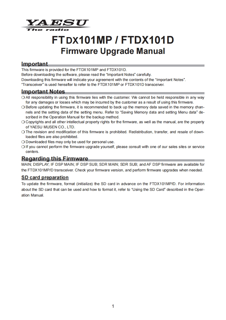 Firmware_Ver_Up_使用说明书手册_ENG_FTDX101MP_D_2003-C