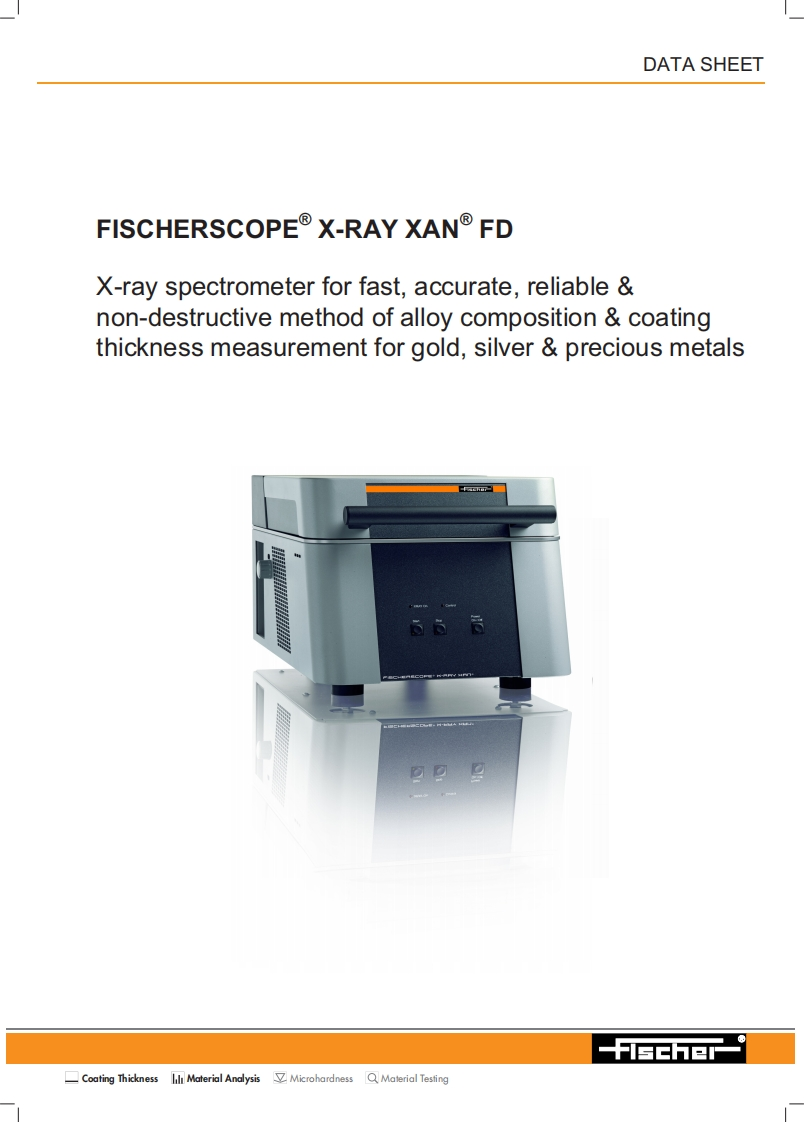 Fischer-XAN-FD-XRF-操作说明书手册