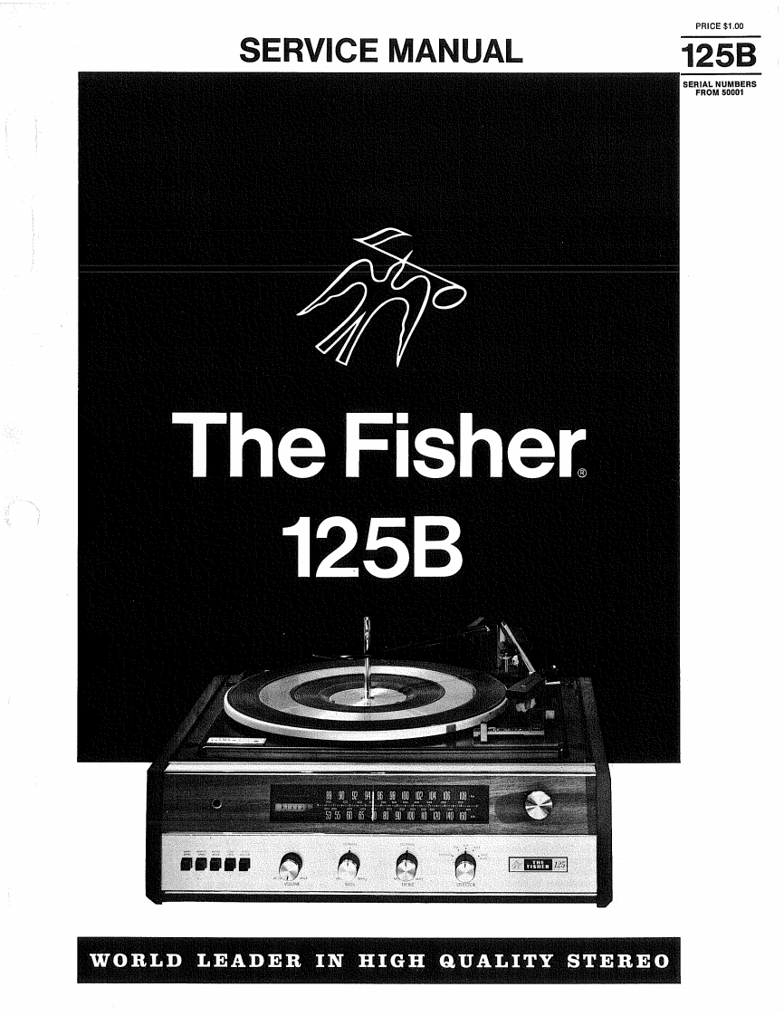Fisher-125B-mc-维修说明书手册含电器原理图