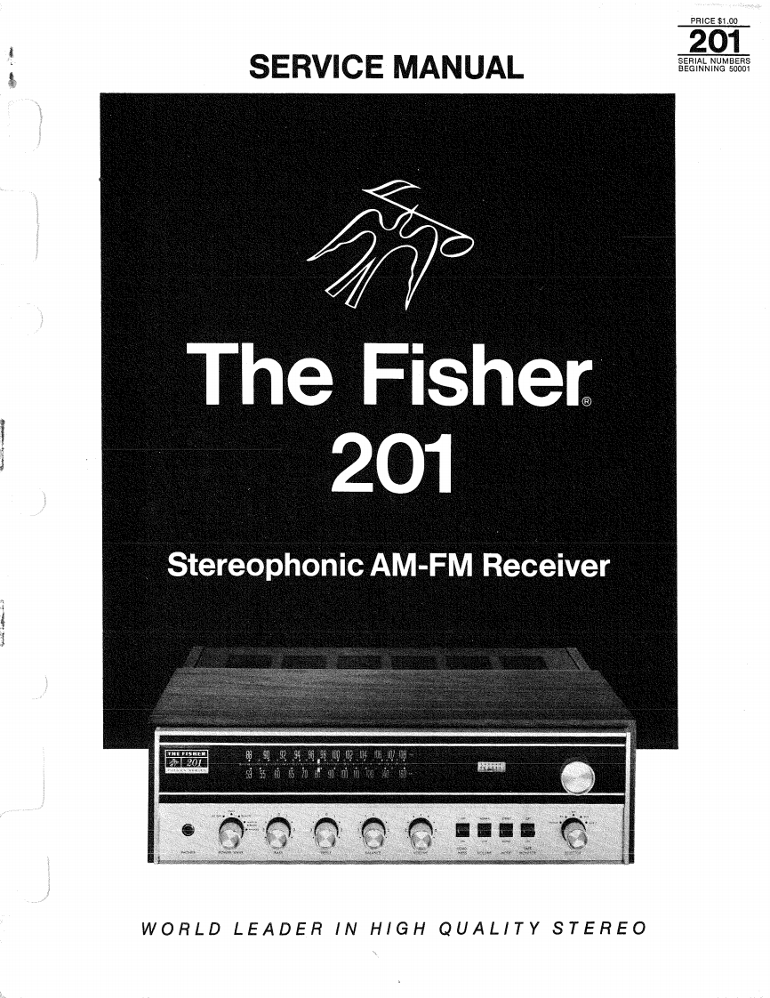 Fisher-201-rec-维修说明书手册含电器原理图