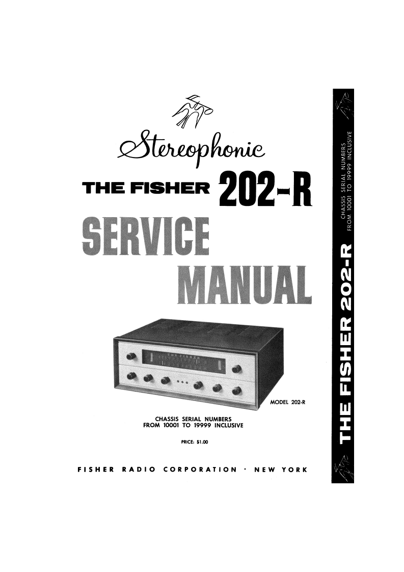 Fisher-202-rec-维修说明书手册含电器原理图