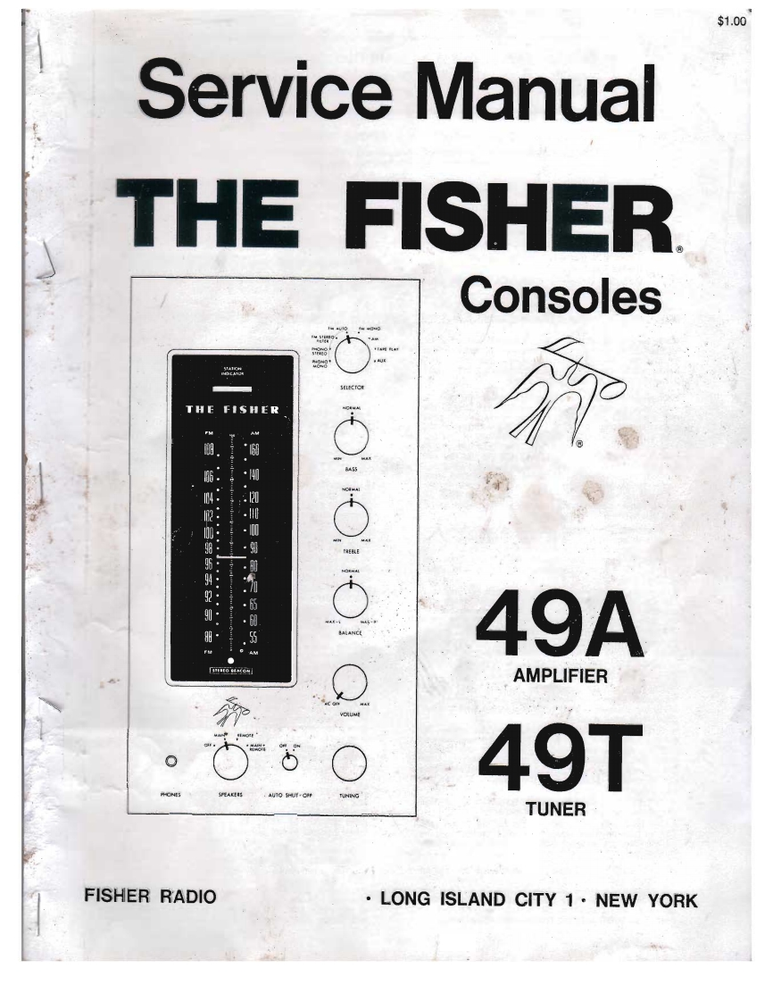 Fisher-49A-int-维修说明书手册含电器原理图